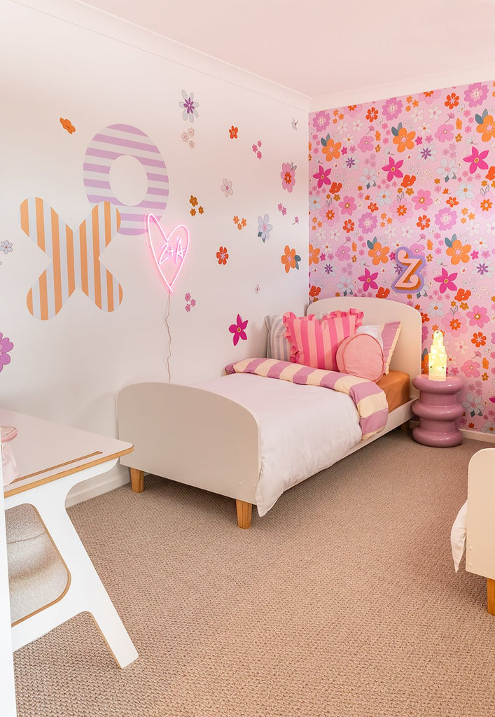 Zara & Adela's Pink Room