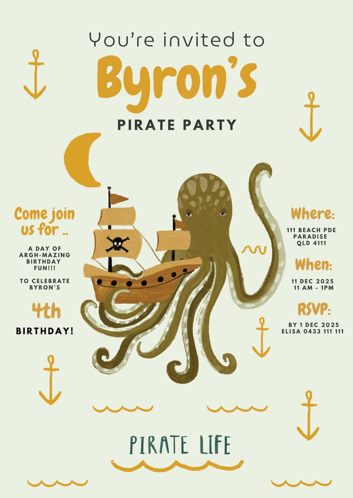 Kids Party Invitations