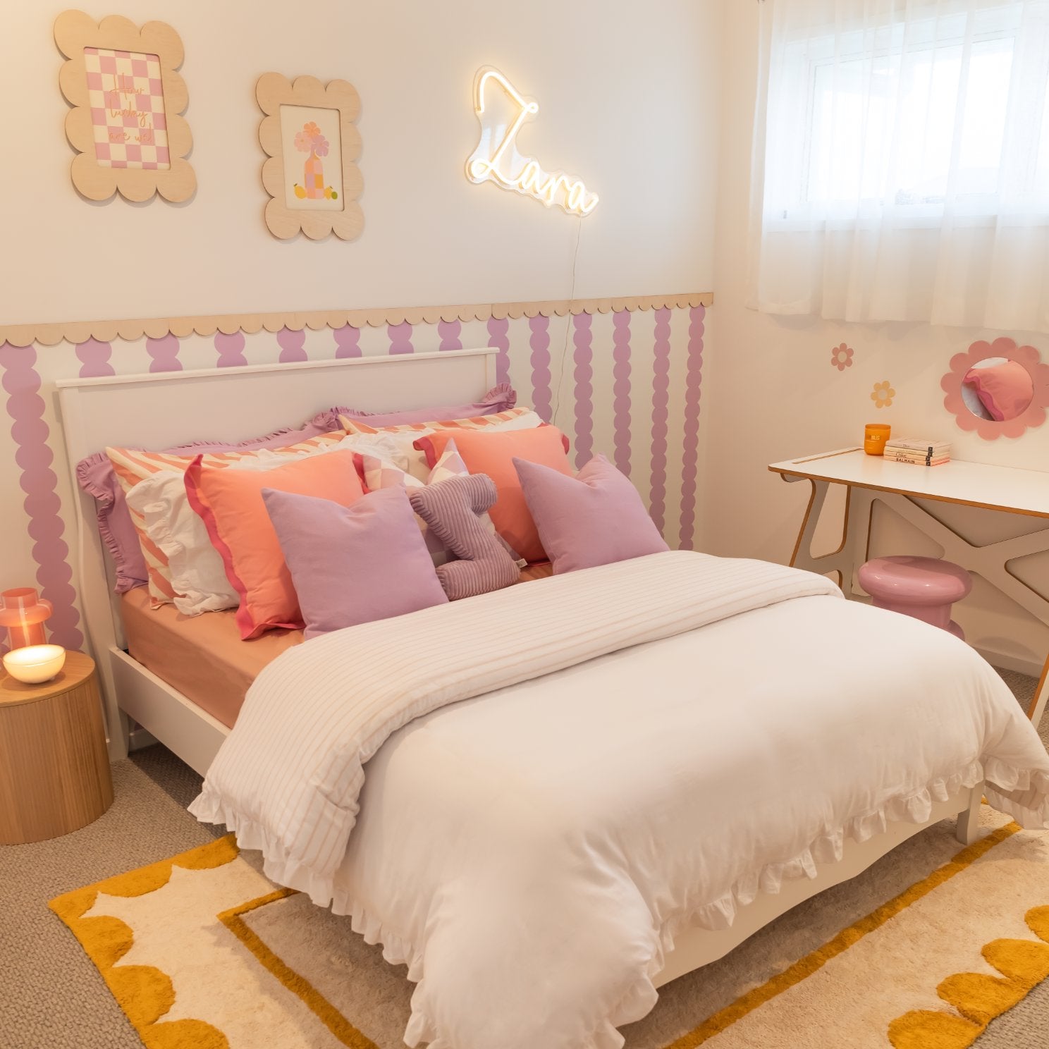 10cm Bubble Half Wall Strips | Wall Decals | Wallpaper Look