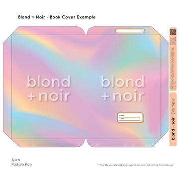 Aura | Pre-cut Book Covers | Customisable Back to School Supplies Back to school Blond + Noir 