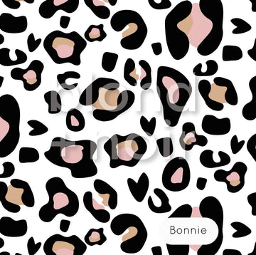 Bonnie | Full & Half Wall Wallpaper Wallpaper Blond + Noir 
