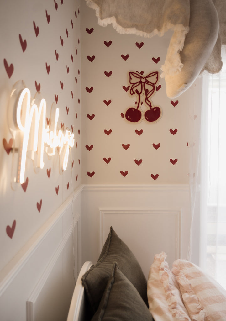 Cherry of Love Acrylic Decal Acrylic Name Letterly Australia 