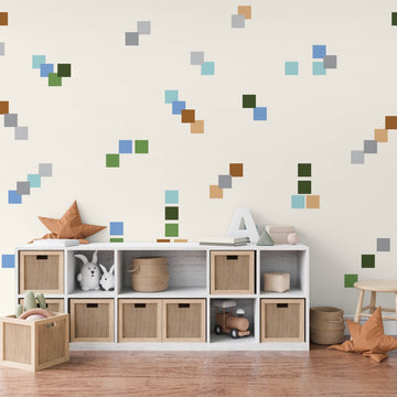 Crafty Pixel Wall Decals | Removable Wall Decals Wall Decals Blond + Noir 