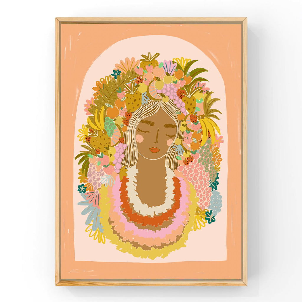 Dreaming of the Tropics by Little Peach & Pip | Art Print Art Prints Little Peach + Pip 