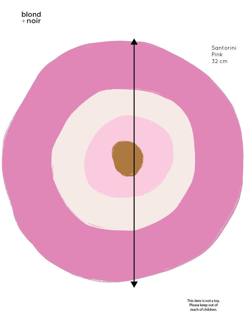 Evil Eye | Mati | Wall Decals Wall Decals Blond + Noir 