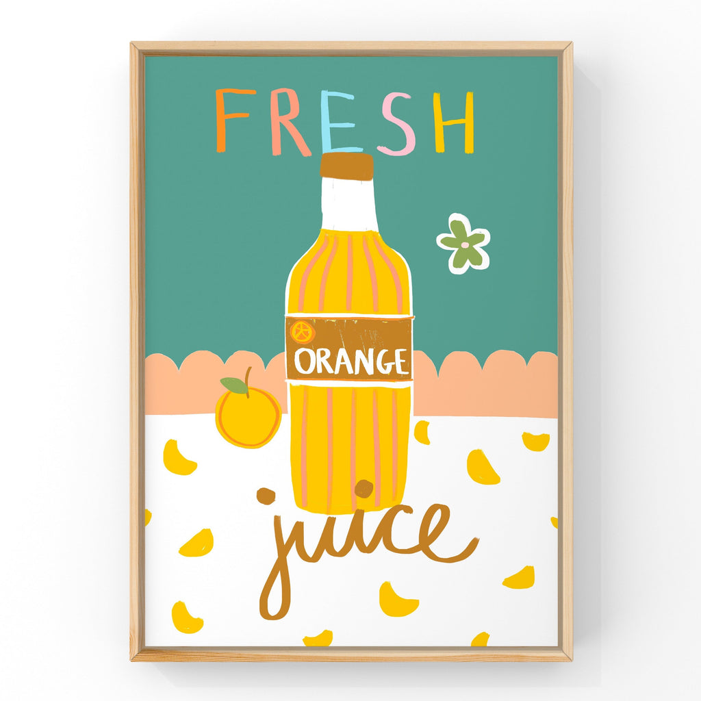 Fresh Juice by Little Peach & Pip | Art Print Art Prints Little Peach + Pip 