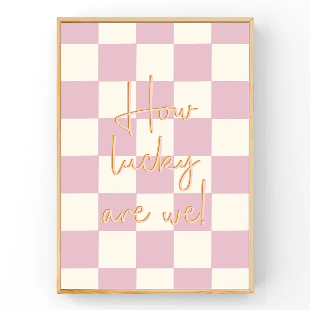 How lucky! | Art Print Art Prints Blond + Noir 