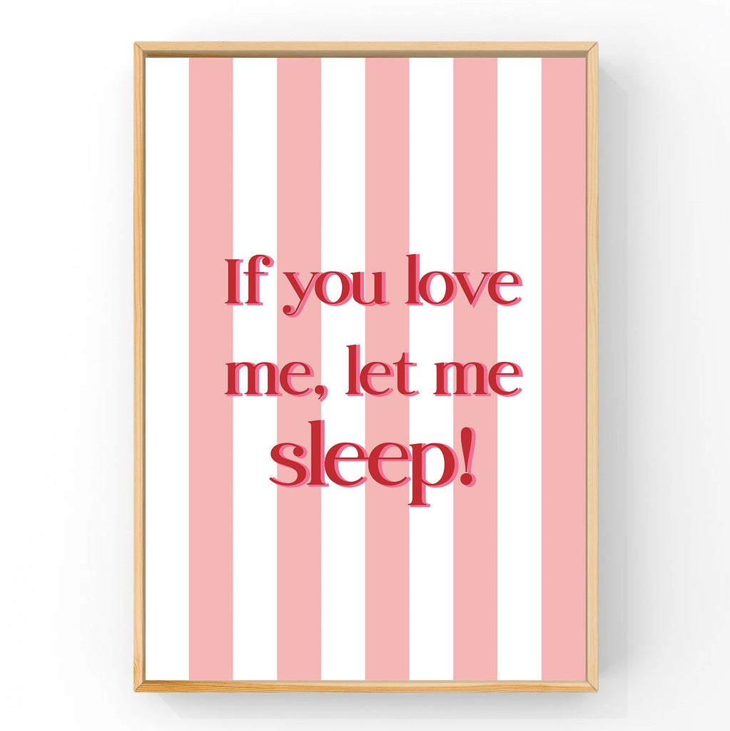 If you love me, let me seep! | Art Print Art Prints Blond + Noir 