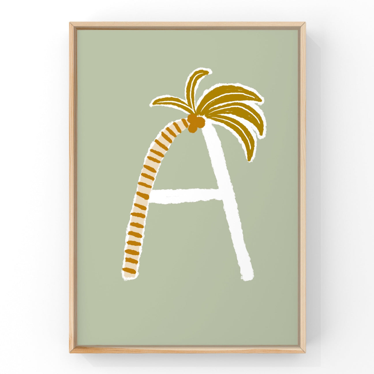 Letter A by Little Peach & Pip | Art Print Art Prints Little Peach + Pip 