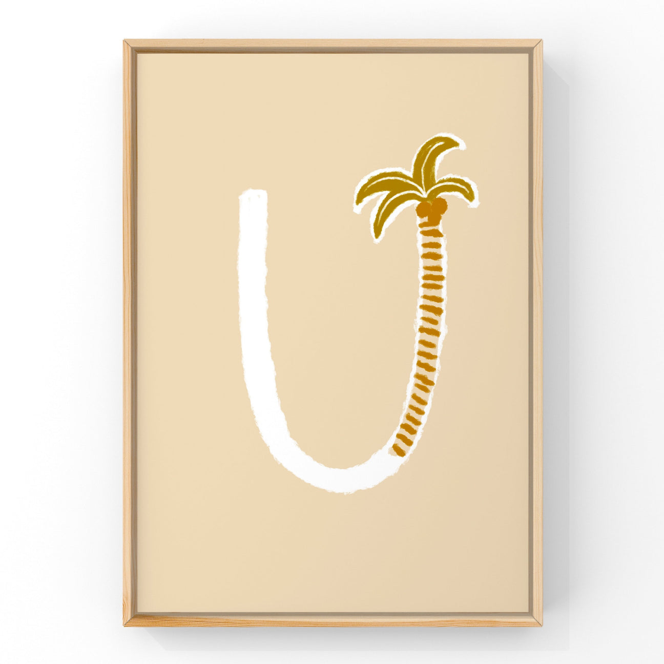 Letter U by Little Peach & Pip | Art Print Art Prints Little Peach + Pip 