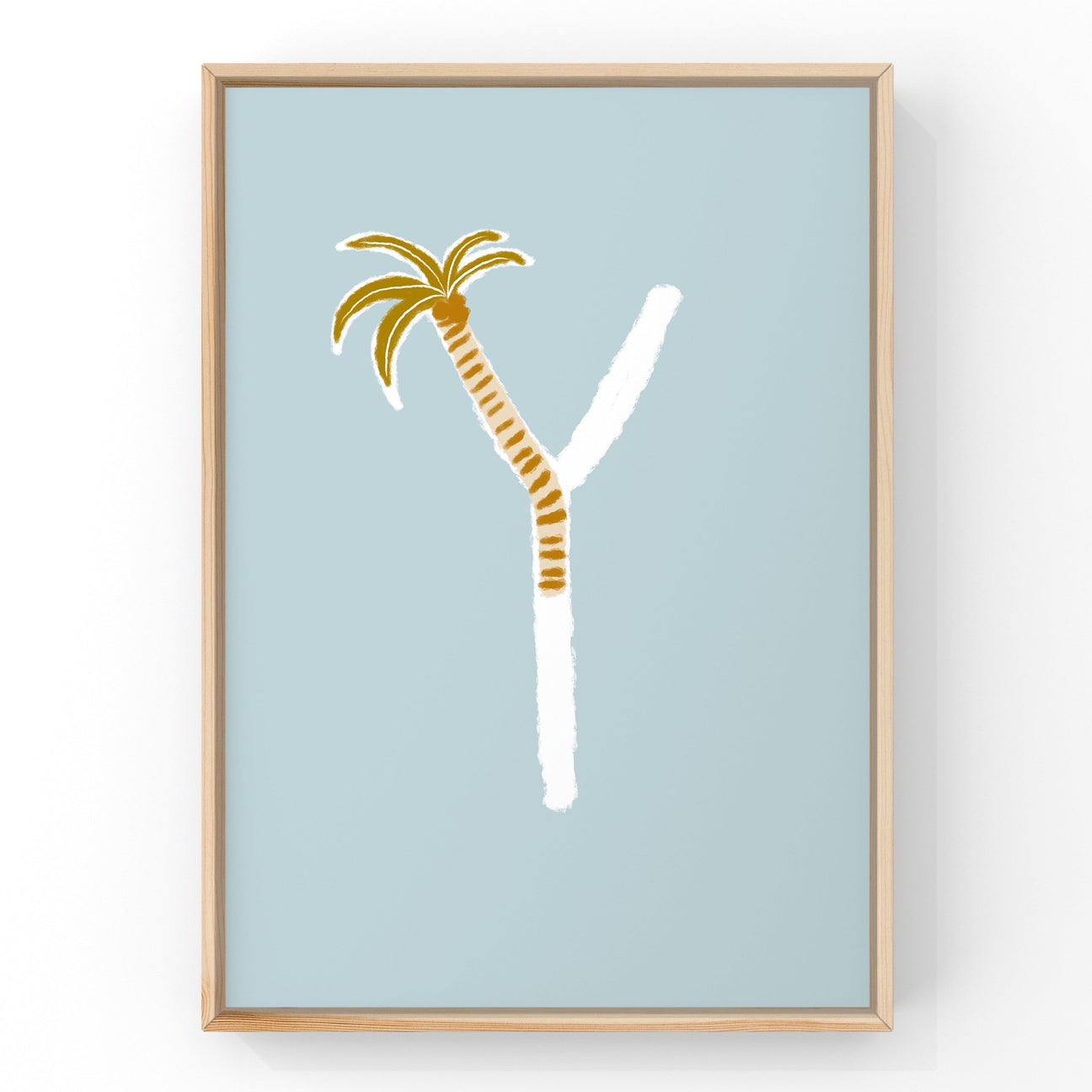 Letter Y by Little Peach & Pip | Art Print Art Prints Little Peach + Pip 