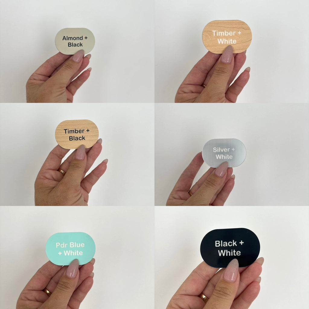 Limited Release | Acrylic 1:1 Birth Print | Arch Birth Print Blond + Noir 