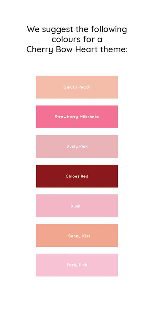 Love Hearts | Wall Decals Wall Decals Blond + Noir 