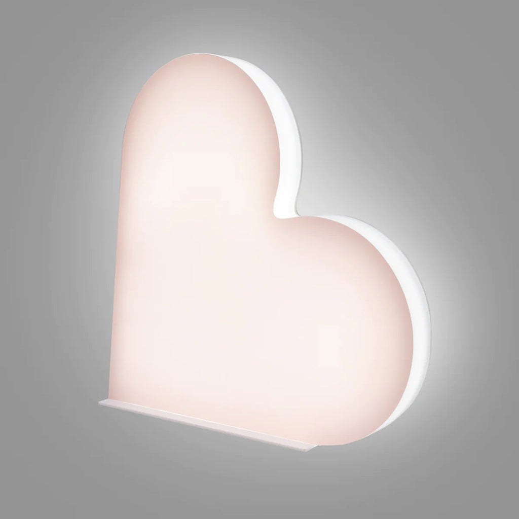 Luna Pop heart Light by Livly | Designer Lighting Blond + Noir 