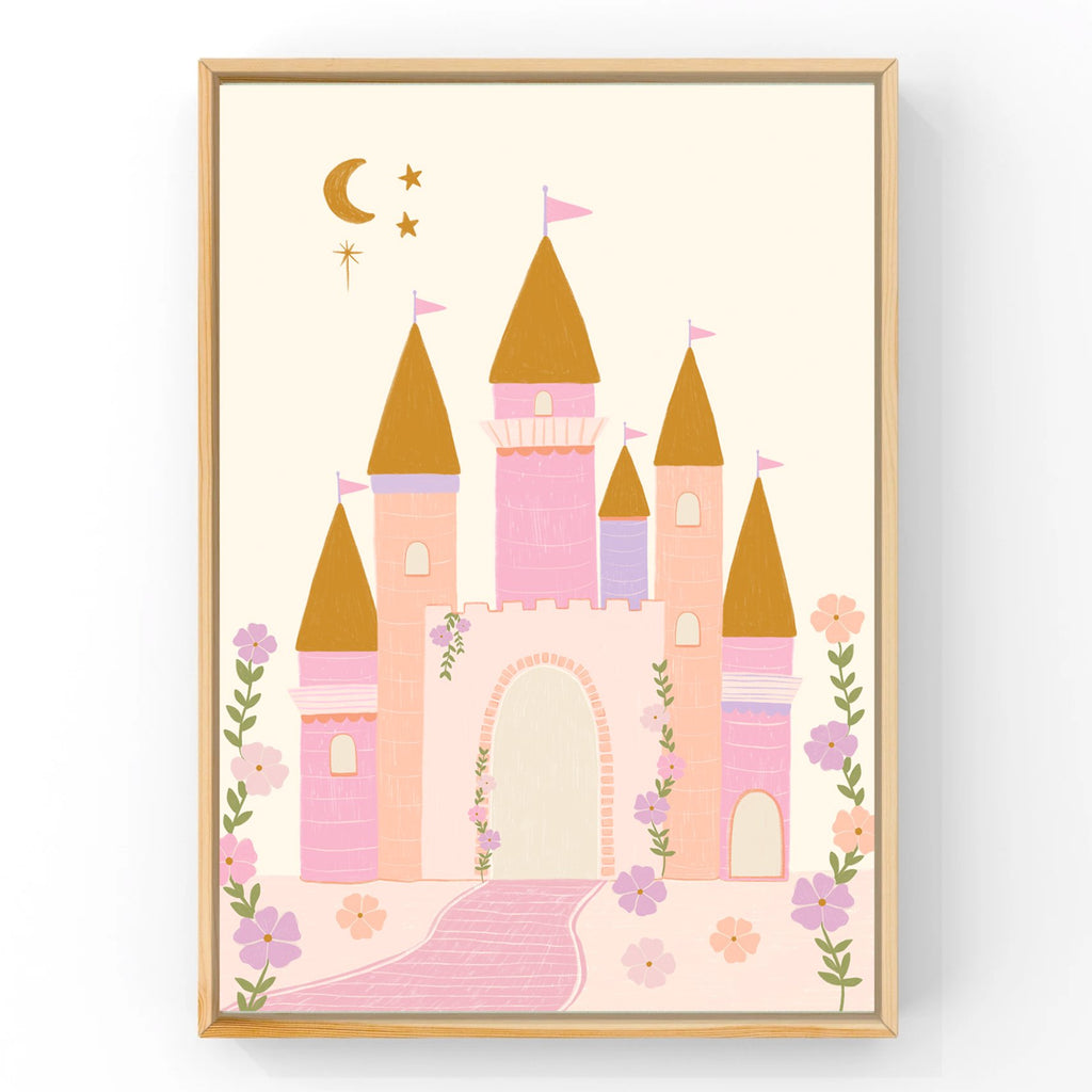 Meadow Castle | Kids Decor | Art Print Art Prints Little Peach + Pip 