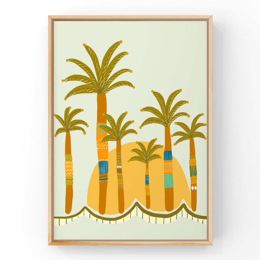 Palm Party! by Little Peach & Pip | Art Print Art Prints Little Peach + Pip 