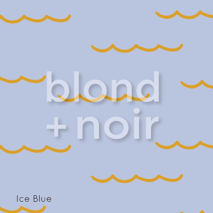 Pirate Waves | Full & Half Wall Wallpaper Wallpaper Blond + Noir 