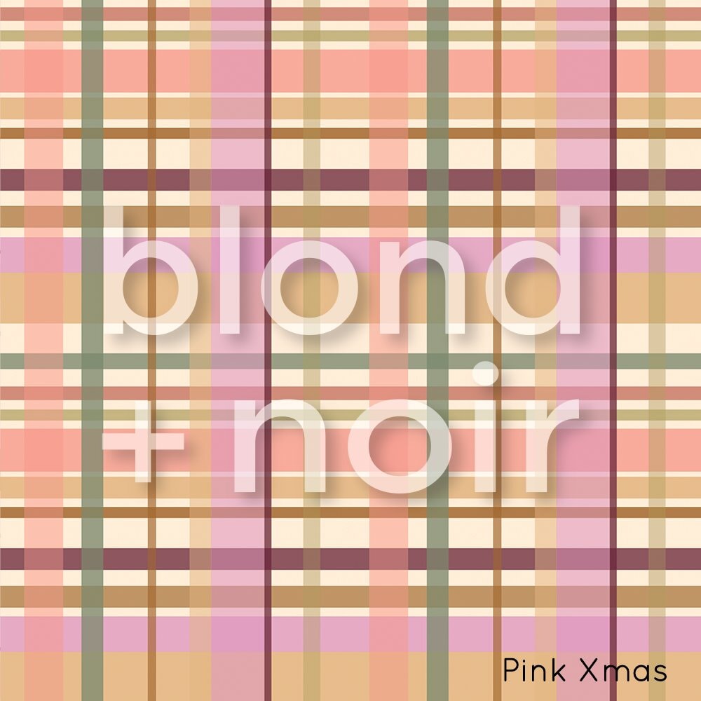 Plaid | Pre-cut Book Covers | Customisable Back to School Supplies Back to school Blond + Noir 