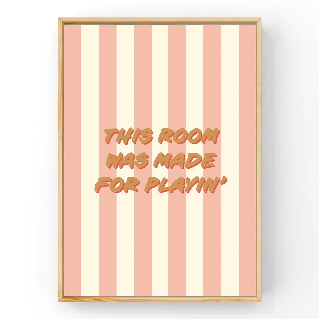 Playin' Peach | Modern Art Print Art Prints Blond + Noir 