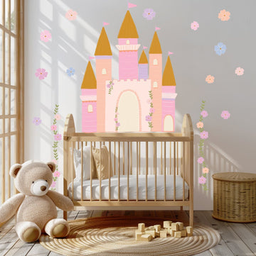 Princess Castle | Wall Decals Wall Decals Blond + Noir 