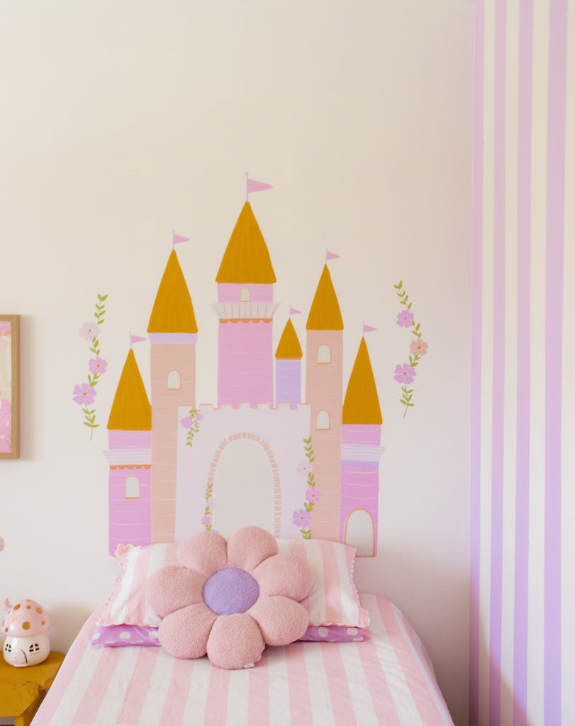 Princess Castle | Wall Decals Wall Decals Blond + Noir 