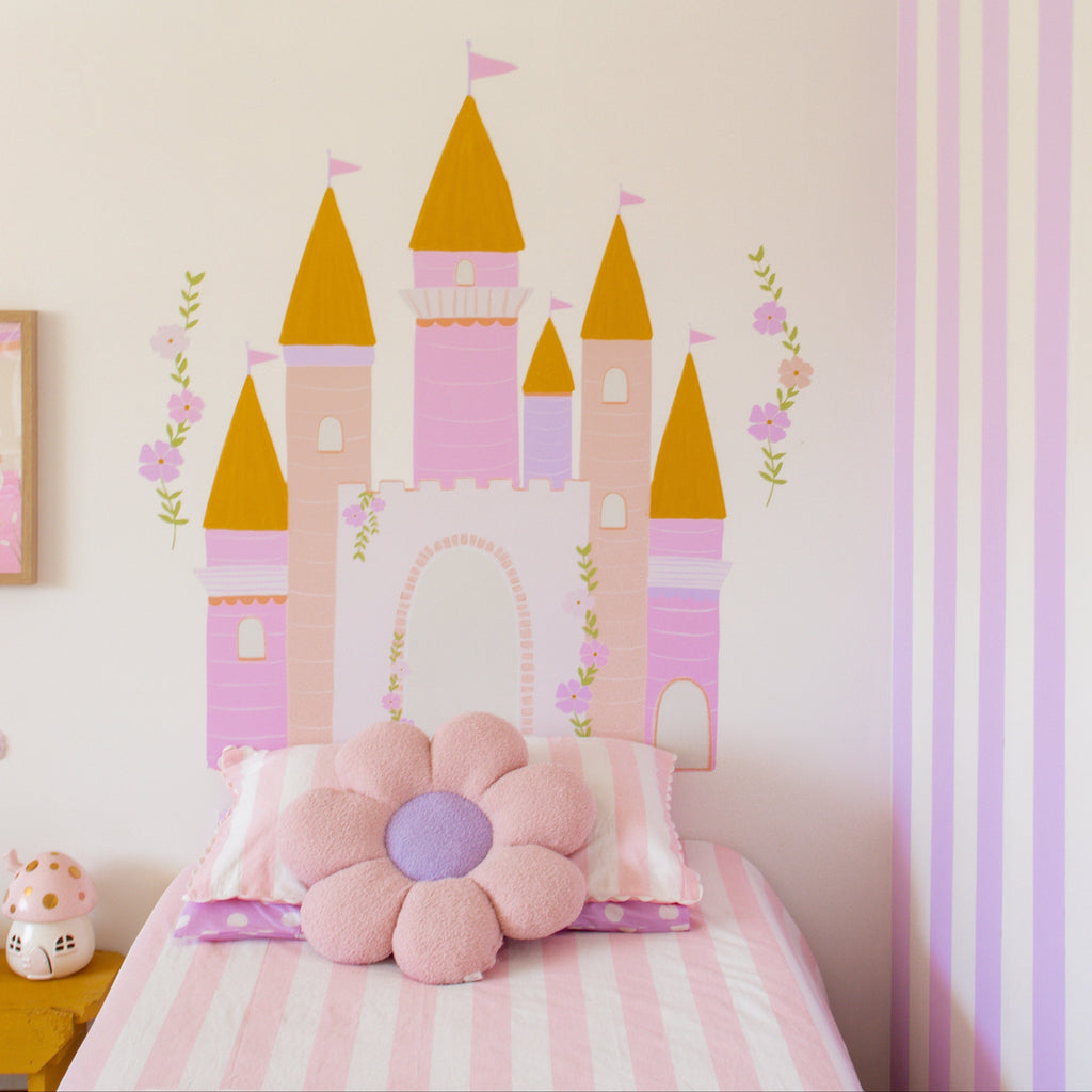 Princess Castle | Wall Decals Wall Decals Blond + Noir 