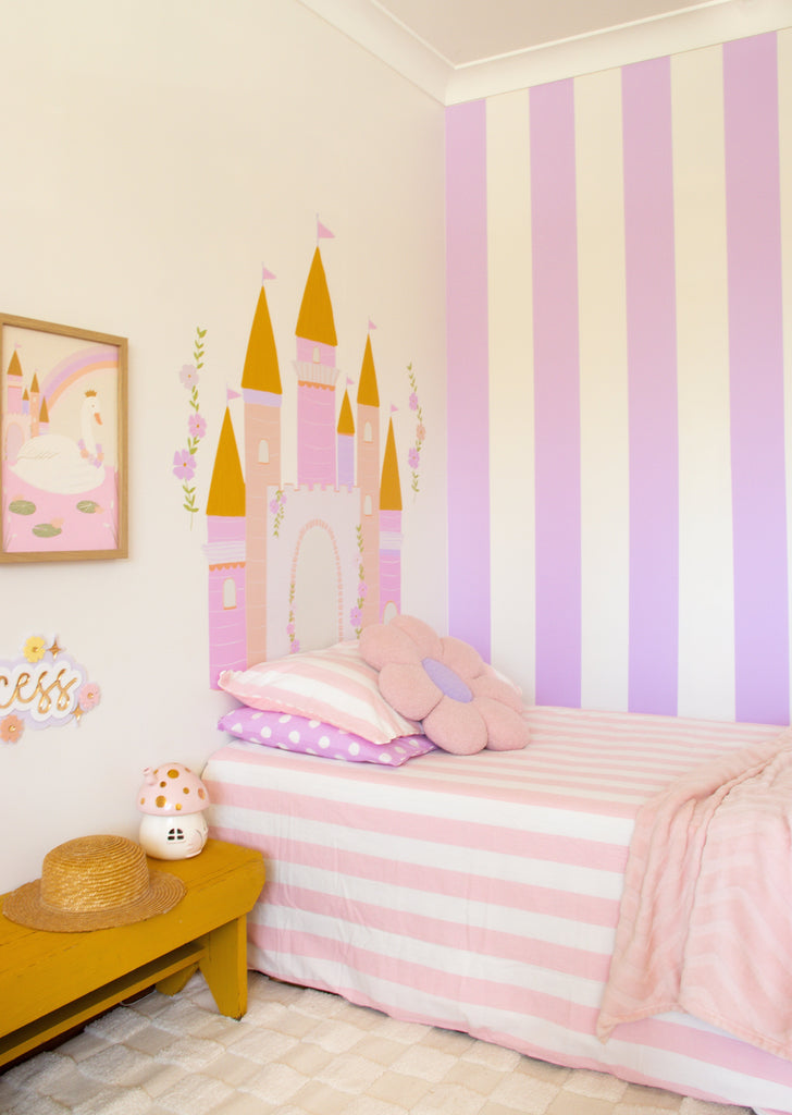 Princess Castle | Wall Decals Wall Decals Blond + Noir 