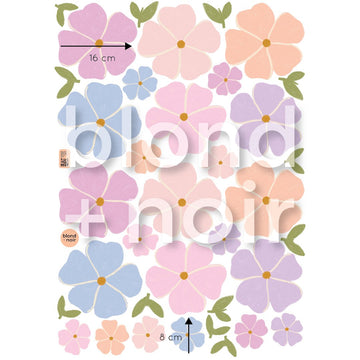 Princess Meadow Florals | Wall Decals Wall Decals Blond + Noir 