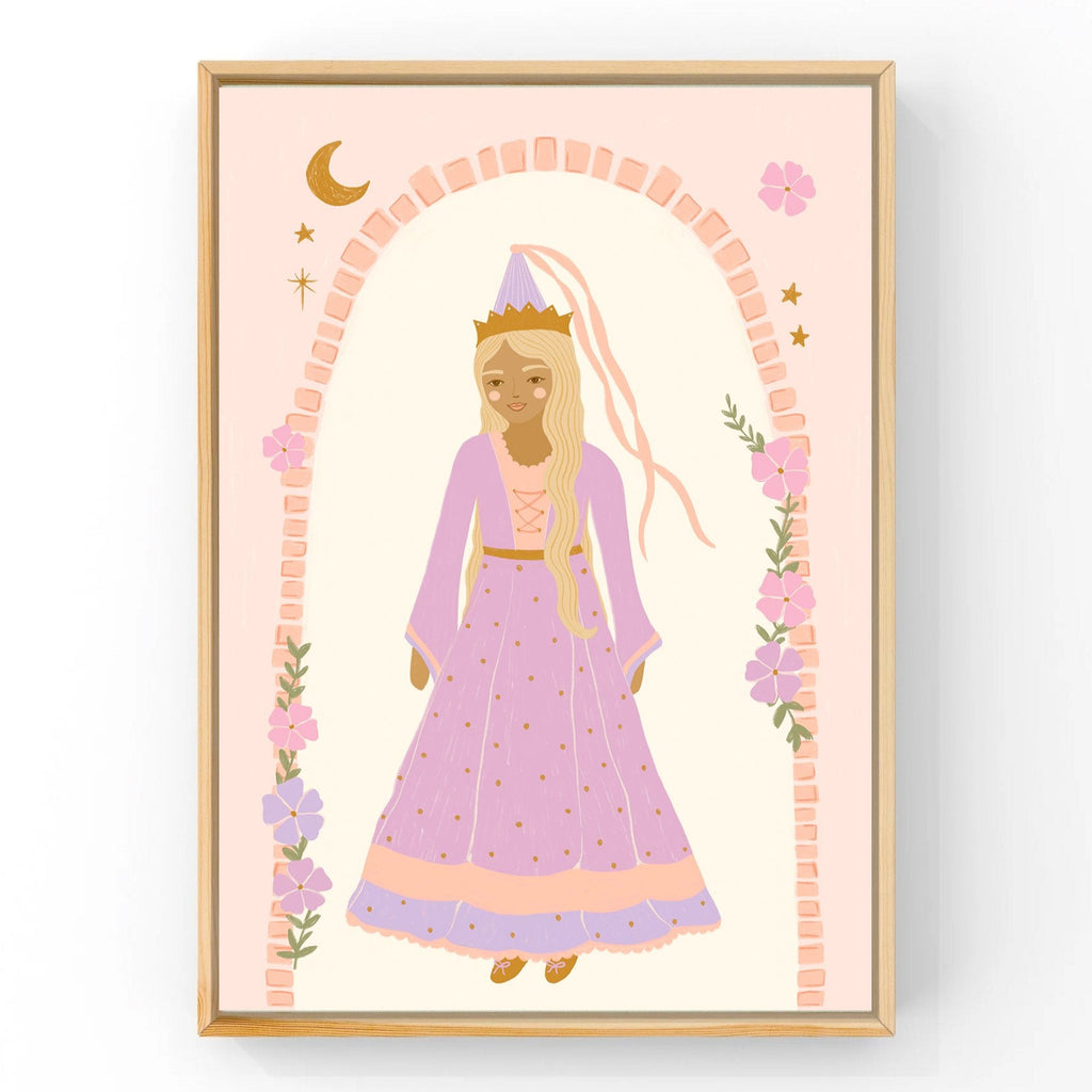 Princess Meadow | Kids Decor | Art Print Art Prints Little Peach + Pip 