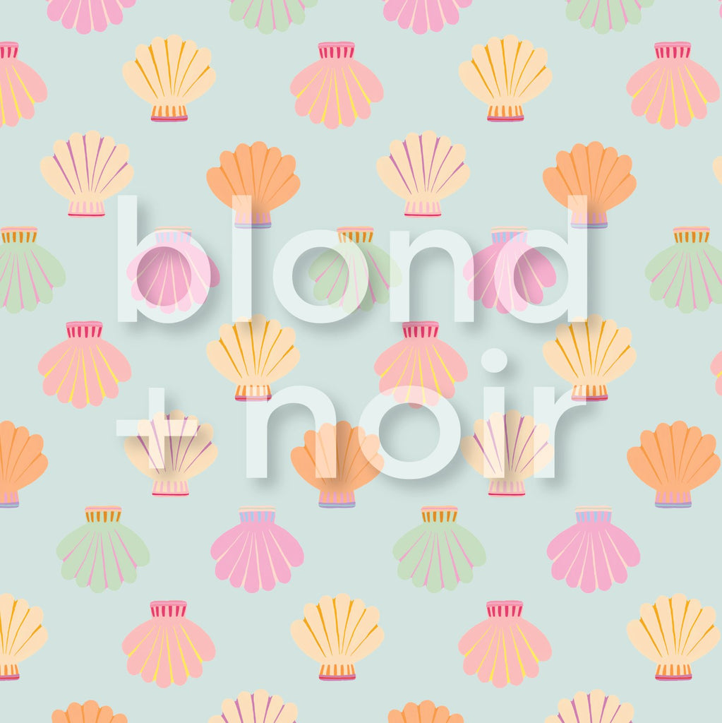 Rainbow Shells | Pre-cut Book Covers | Customisable Back to School Supplies Back to school Blond + Noir 