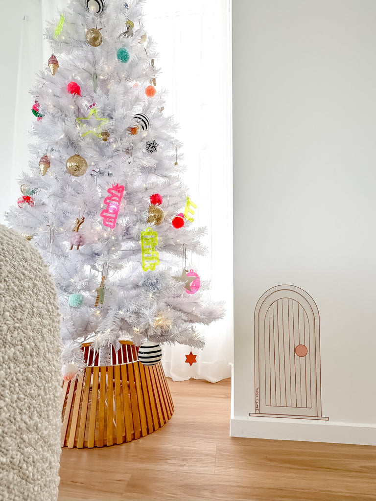 Santa's Portal Door | Wall Decal Wall Decals Blond + Noir 