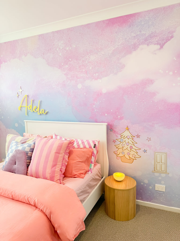 Santa's Portal Door | Wall Decal Wall Decals Blond + Noir 