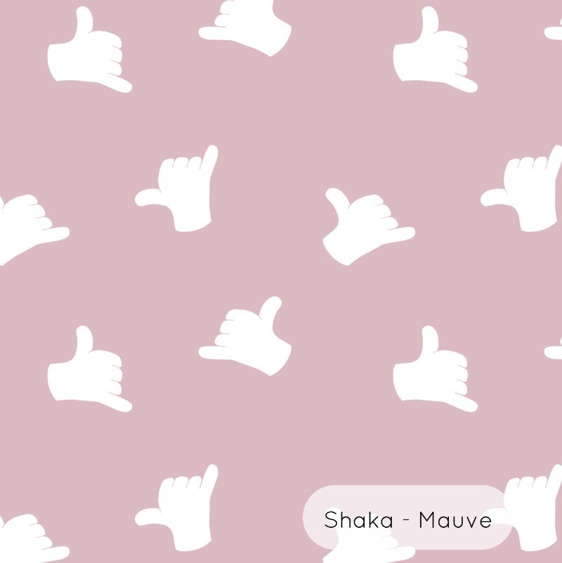 Shaka | Full & Half Wall Wallpaper Wallpaper Blond + Noir 