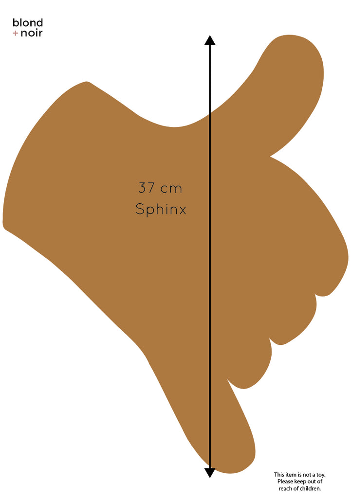 Shaka Hand | Wall Decals Wall Decals Blond + Noir 