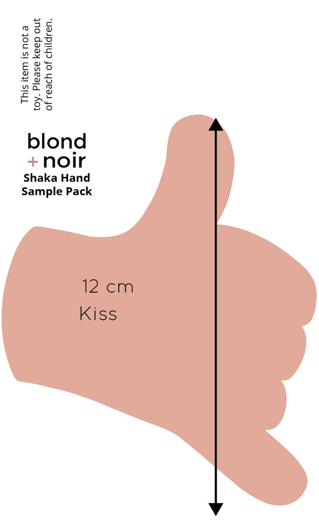 Shaka Hand | Wall Decals Wall Decals Blond + Noir 