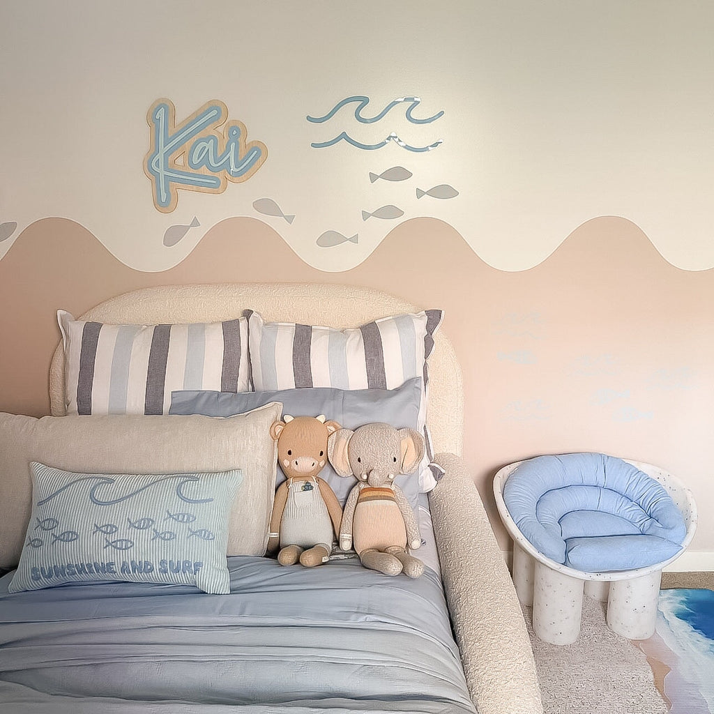 Single 3D Wave | Acrylic Decor Acrylic Name Letterly Australia 