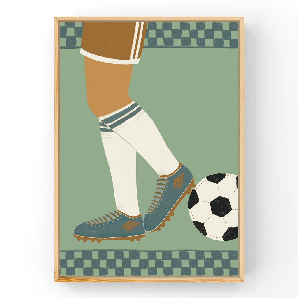 Soccer Sage by Little Peach & Pip | Art Print Art Prints Little Peach + Pip 