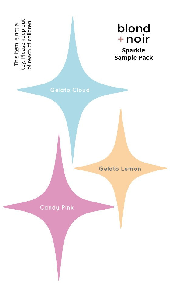 Sparkle | Wall Decals Wall Decals Blond + Noir 