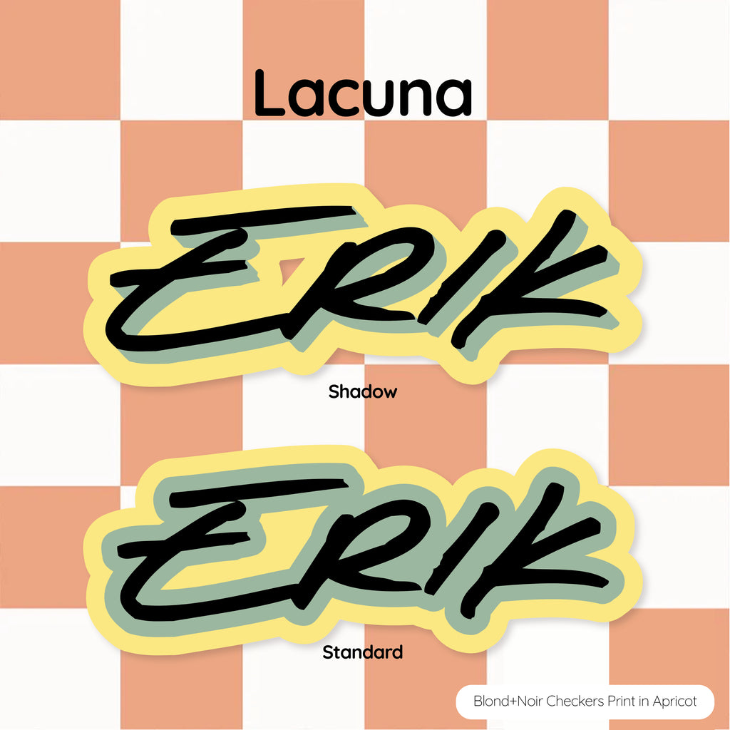 Sports Series Triple Layer | Custom Acrylic Name Acrylic Name Letterly Australia 