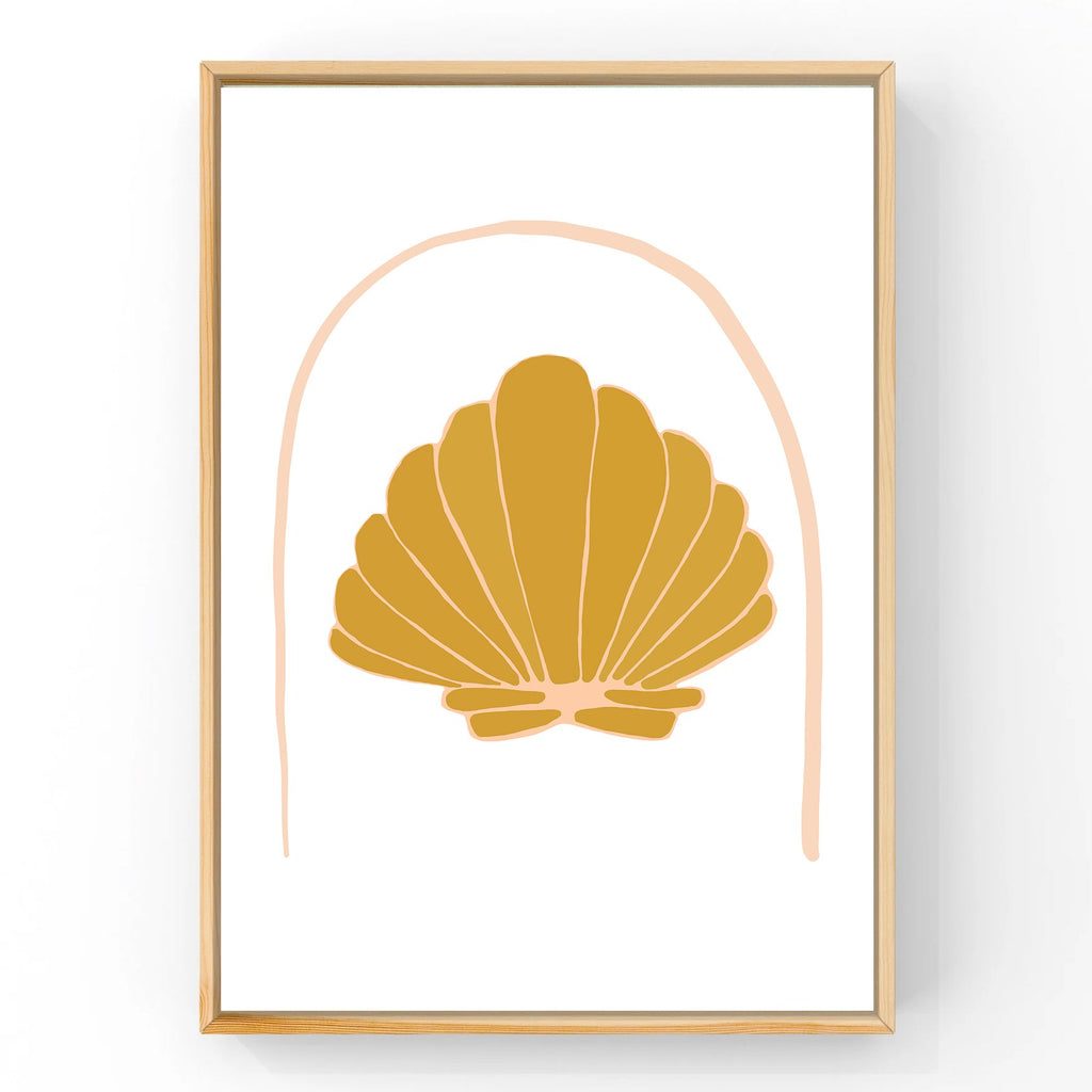 Spring Shell by Little Peach & Pip | Art Print Art Prints Little Peach + Pip 