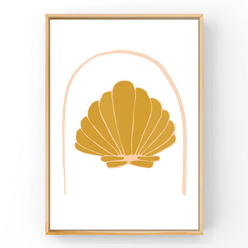 Spring Shell by Little Peach & Pip | Art Print Art Prints Little Peach + Pip 