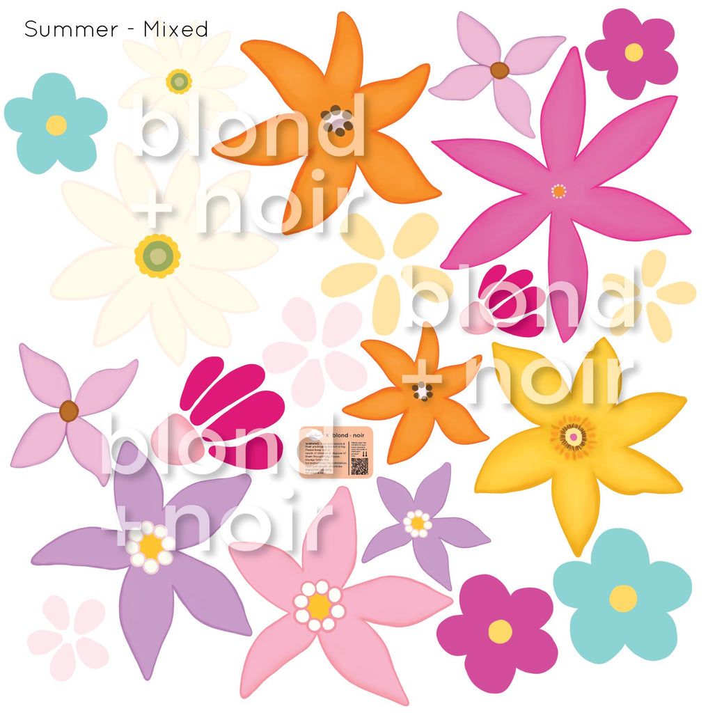 Summer | Wall Decals Wall Decals Blond + Noir Summer - Mixed 