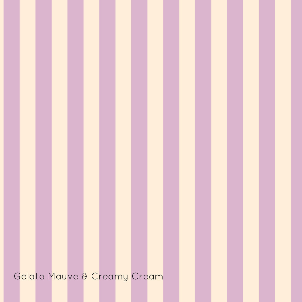 Thin Stripes | Full & Half Wall Wallpaper Wallpaper Blond + Noir 