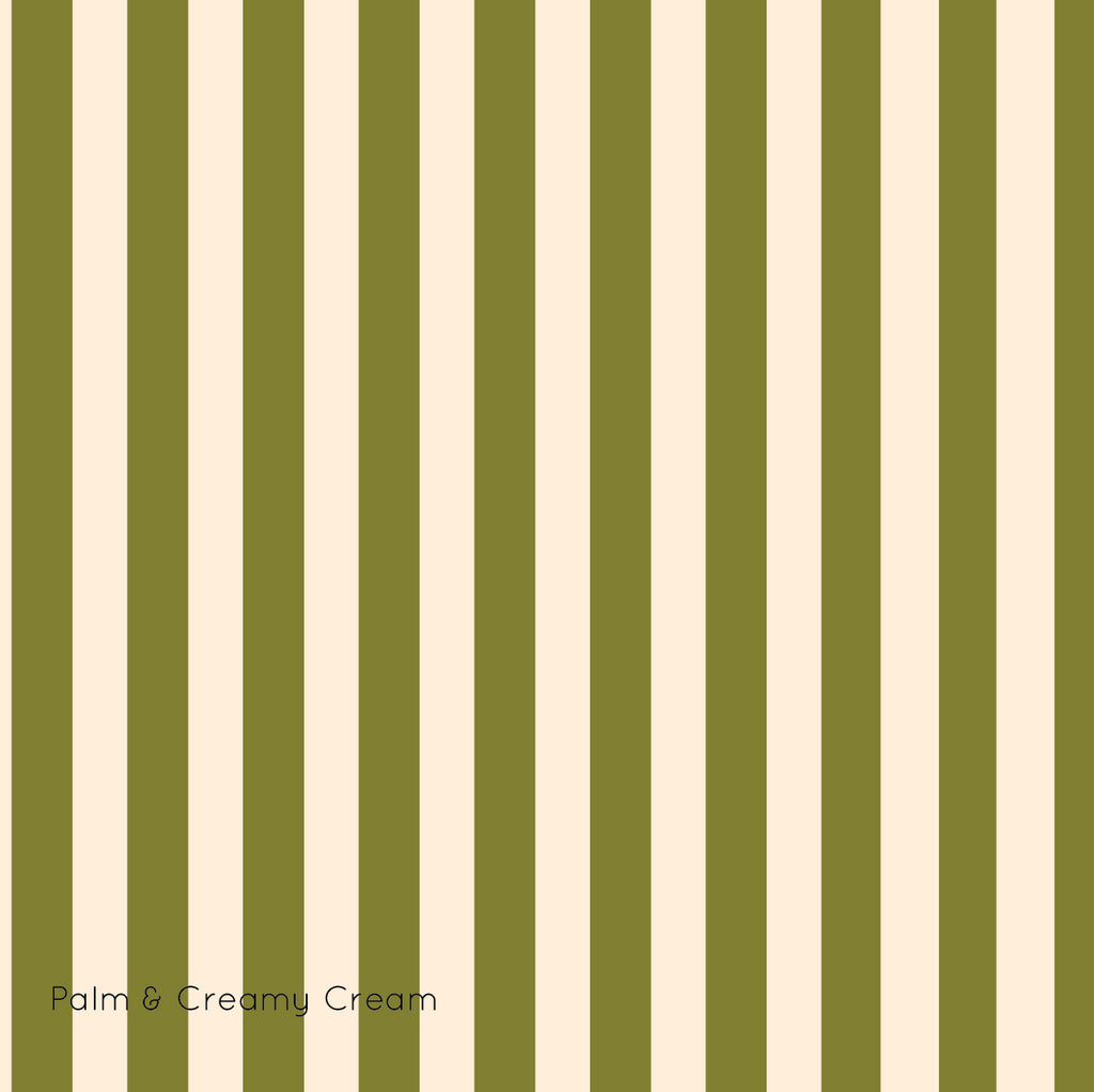Thin Stripes | Full & Half Wall Wallpaper Wallpaper Blond + Noir 