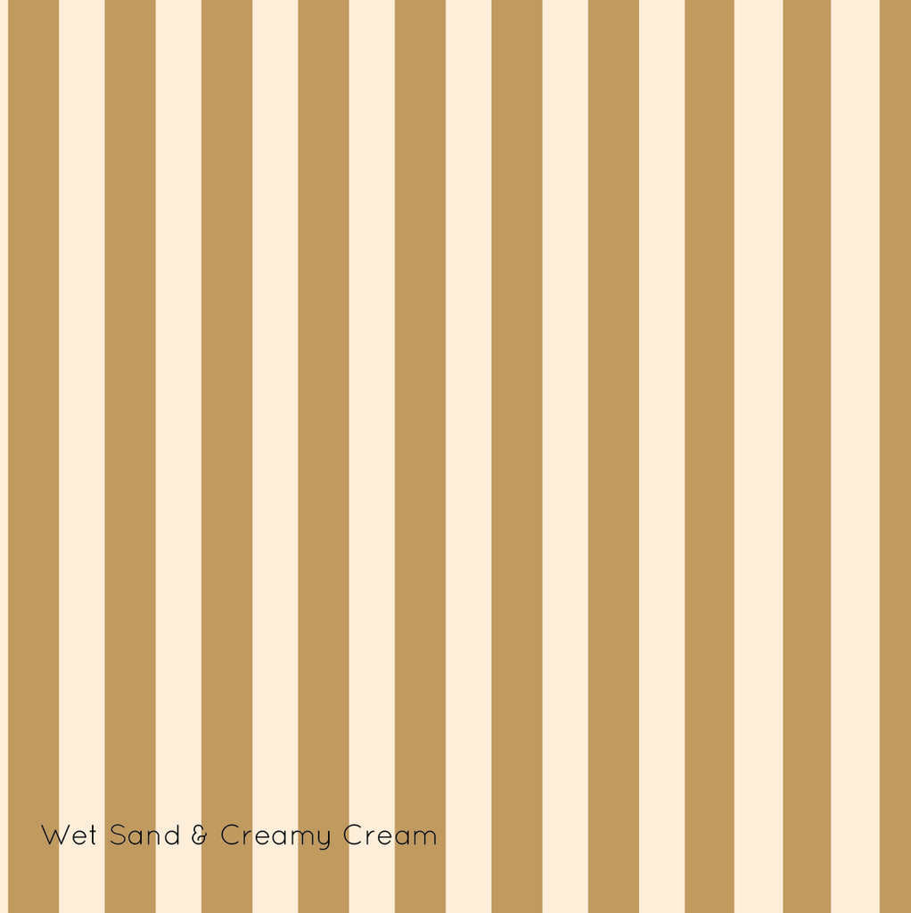 Thin Stripes | Full & Half Wall Wallpaper Wallpaper Blond + Noir 