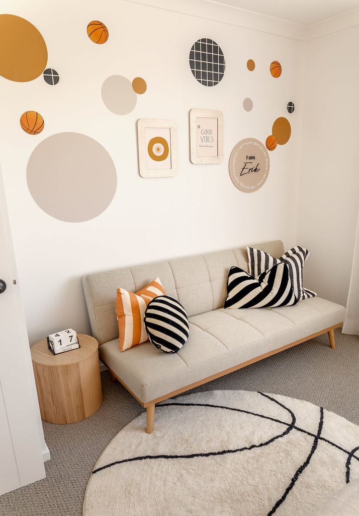 Über Circles | Wall Decals Wall Decals Blond + Noir 