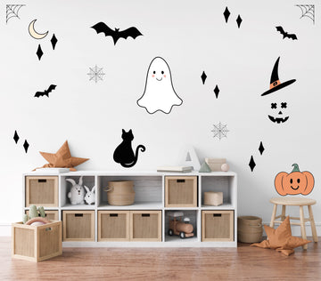 Über Mixed Halloween | Halloween Wall Decals Wall Decals Blond + Noir 