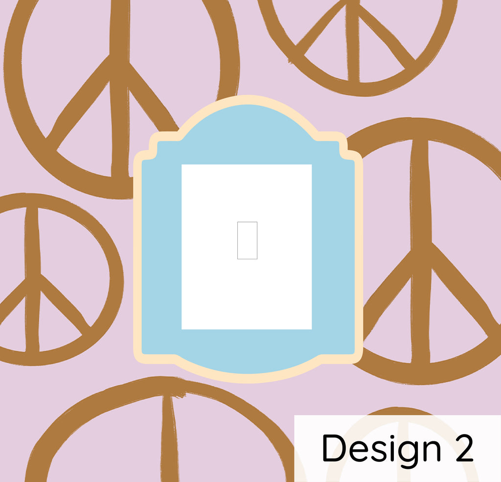 Vintage Arch Light Switch Surround Acrylic Name Letterly Australia 