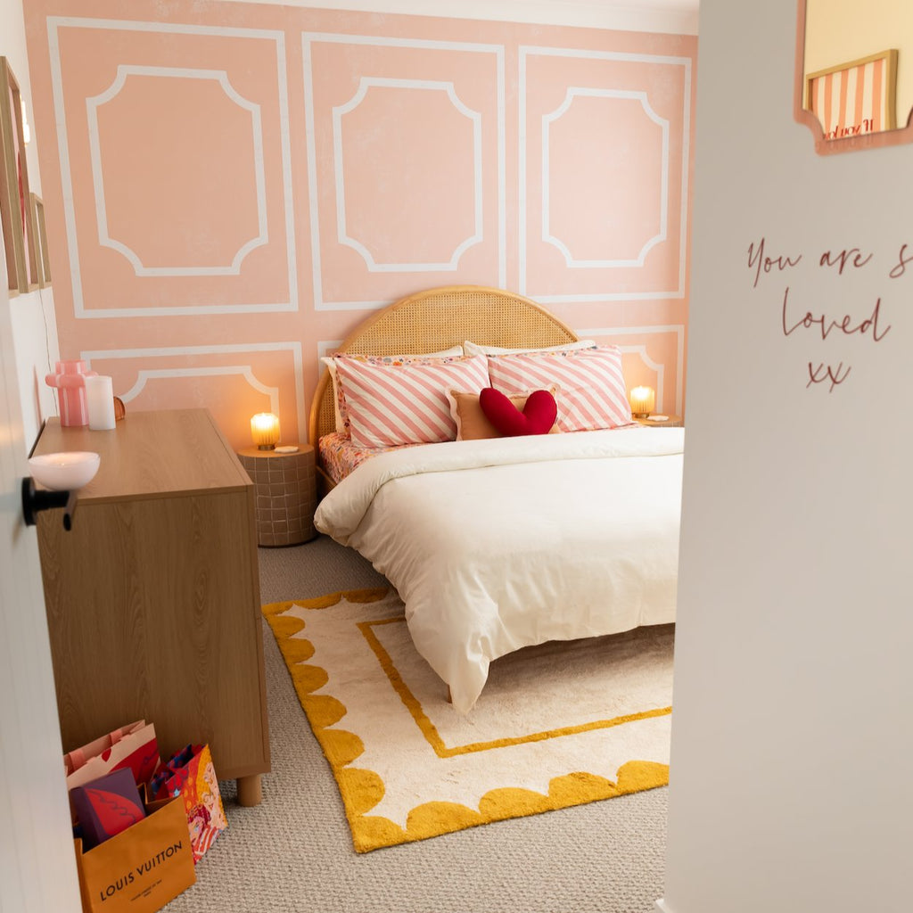 Vintage Panels | Full & Half Wall Wallpaper Wallpaper Blond + Noir 