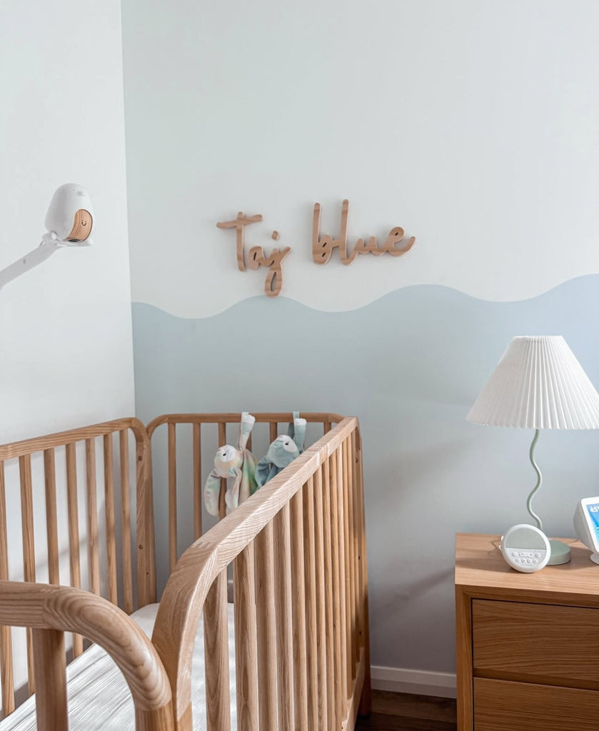 Wavey | Half Wall Wallpaper Wallpaper Blond + Noir 